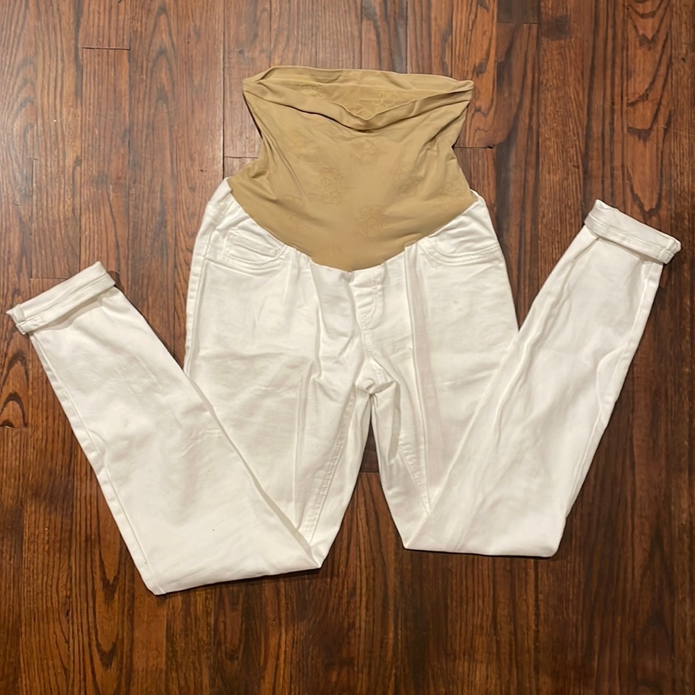Jessica Simpson maternity jeans white size medium